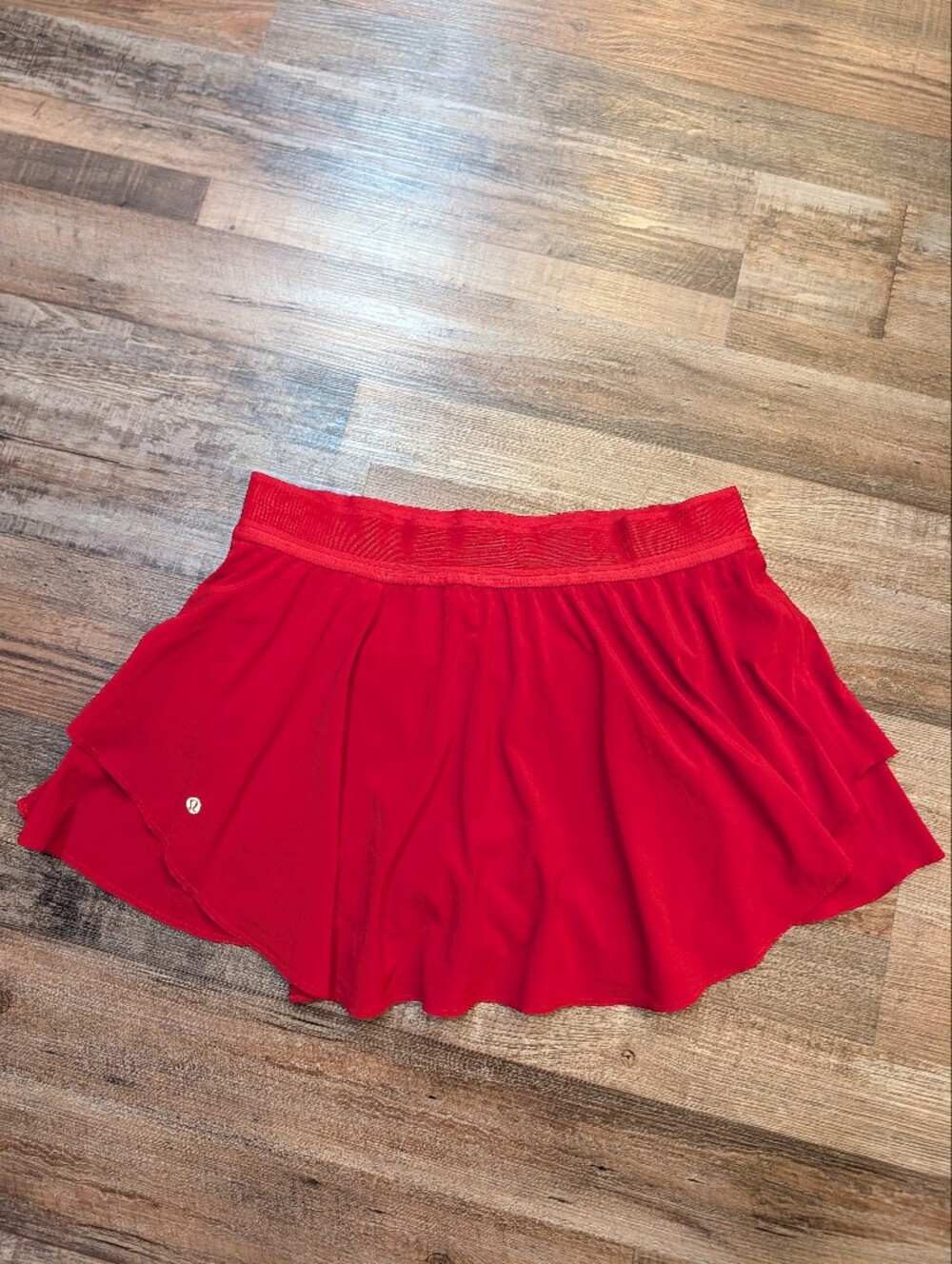 Lululemon Court Rival High-Rise Skirt Long in Dark Red Sz 14 - Picture 3 of 16